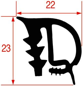 Těsnění dveří CCM 101