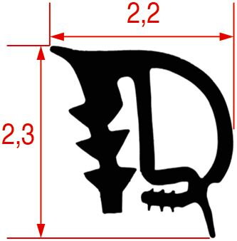 Těsnění dveří C-line 61