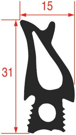 Těsnění dveří 102